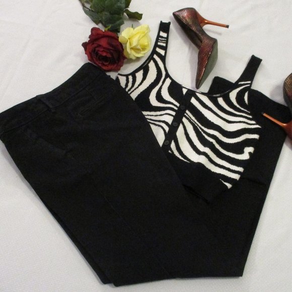 ππ SIMPLY VERA β VINTAGE VERA WANG BLACK JEANS β SIZE 2 β NWOT ππ - Picture 3 of 16